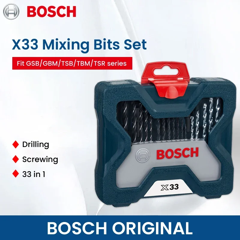 Drill Bit Set - Mata Bor Bosch X33, Mata Obeng