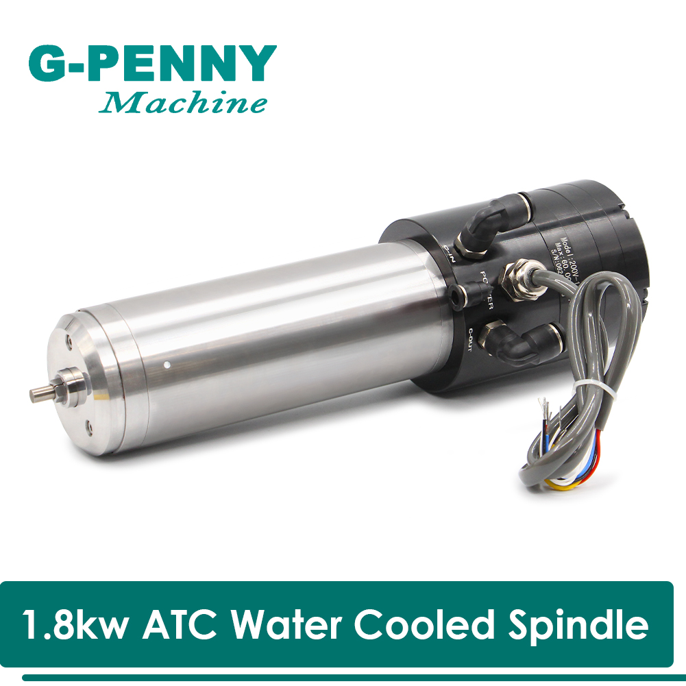 Water Cooled Spindle - Poros Berpendingin Air 1,8kw 220V ATC