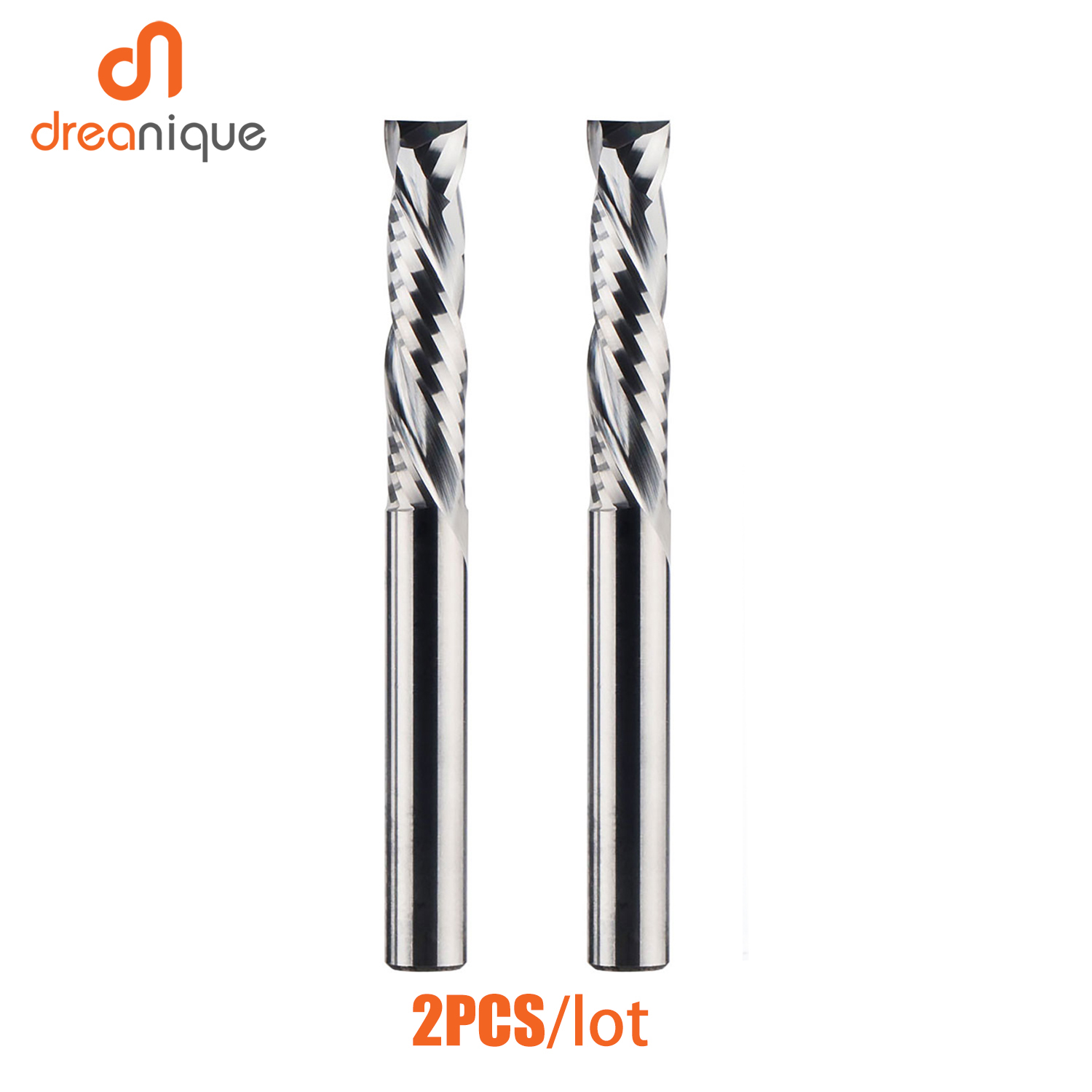 End Mill Set - 2PC/LOT Mata Bor Kompresi untuk Pengerjaan