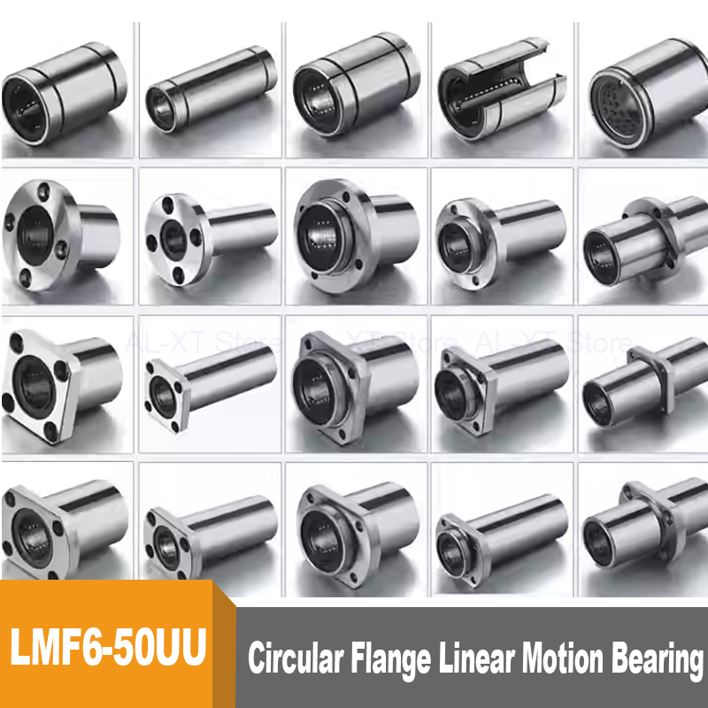 Linear Rod 8Mm - 1 Buah 6mm/8mm/10mm/12mm/13mm/16mm/20mm/25-50mm Seri LMF LMF6UU-50UU