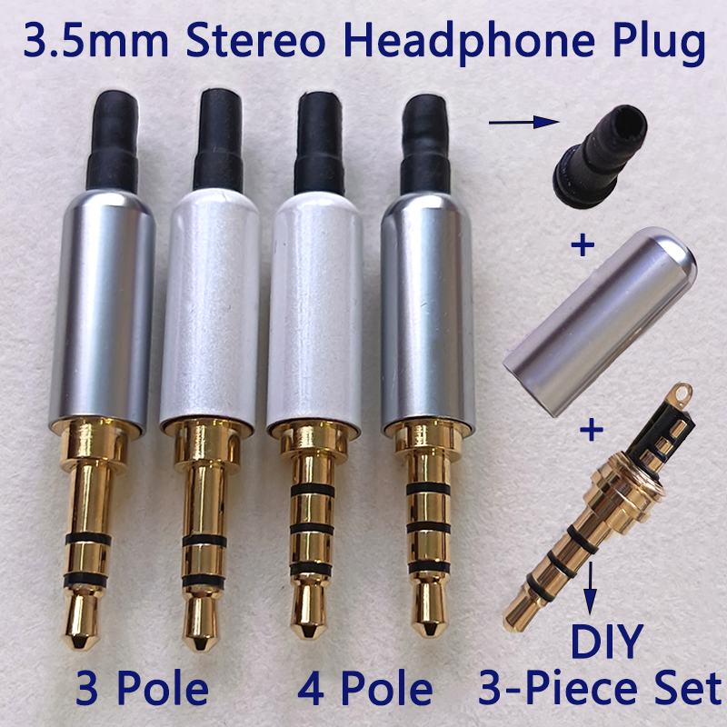 Coupling 8Mm - 1/3/5 Set Konektor Headphone Stereo 3.5mm