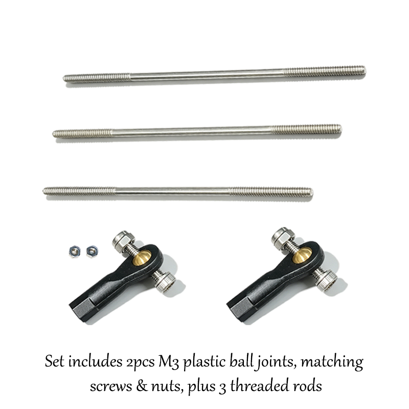 Ball Screw - Set termasuk 2 kepala bola plastik