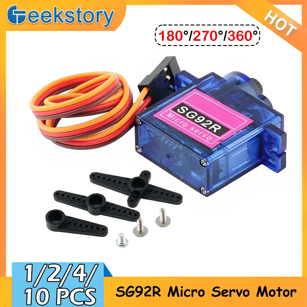 Servo 9G - 1/2/4/10 PCS SG92R Motor Servo Analog