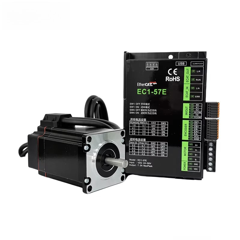 Nema23 Stepper - 1.2/1.9/2.1/3N.m Motor Stepper Hibrida Tipe Tertutup