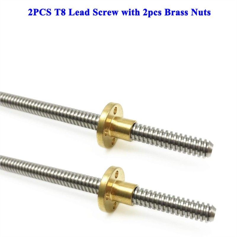 Lead Screw 8Mm - 2PCS T8 Lead Screw Tr8 Lead