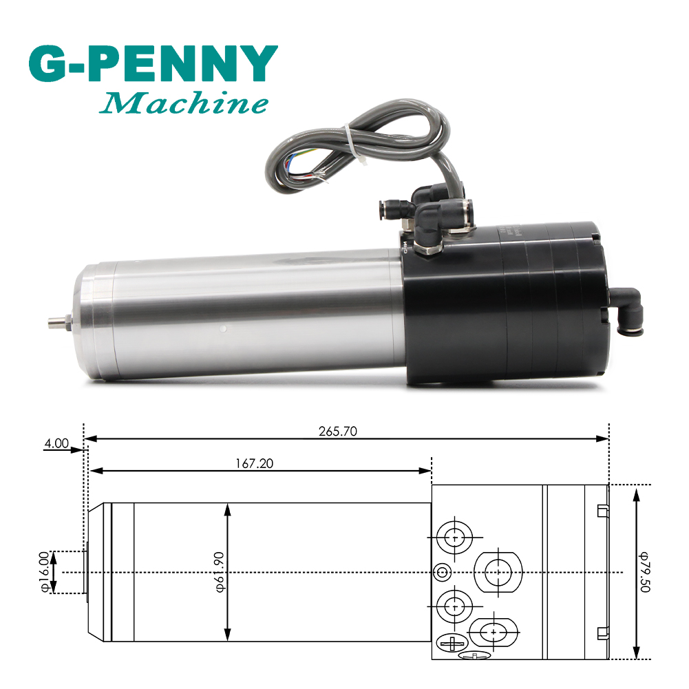 Poros Berpendingin Air 1,8kw 2 - Water Cooled Spindle ulasan dan harga