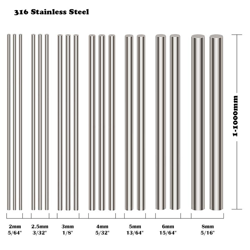 1 Buah 316 SS 6mm 8mm 10mm 12  - Linear Rod 8Mm ulasan dan harga