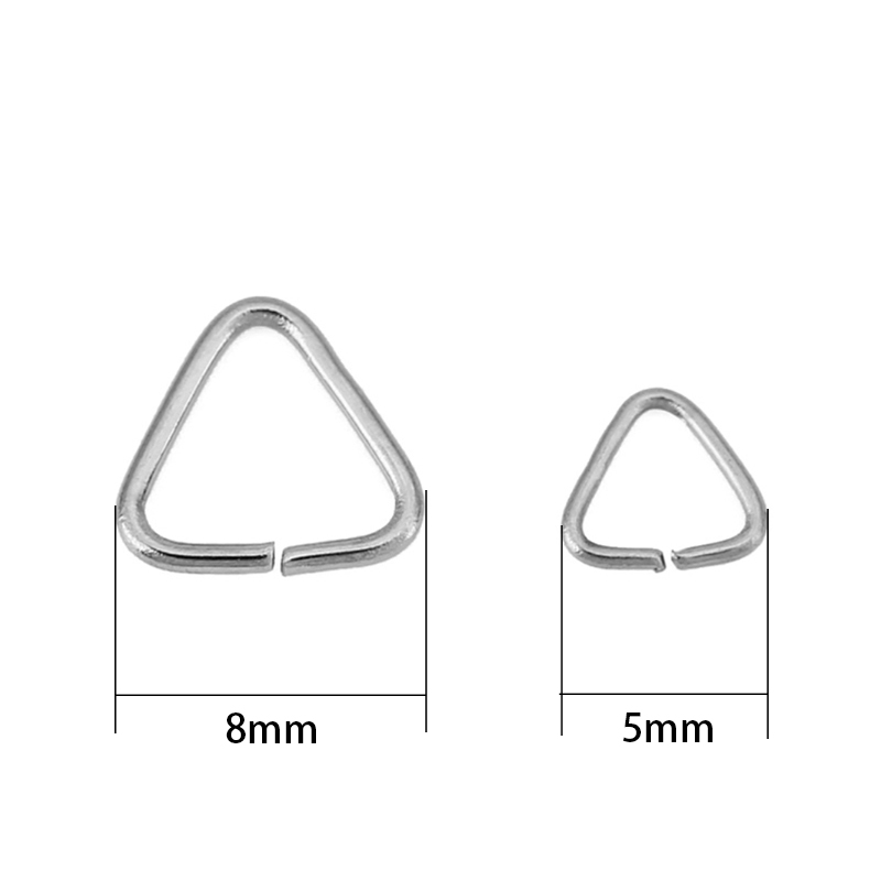 50pcs 5mm 8mm Cincin Segitiga  - Coupling 8Mm ulasan dan harga