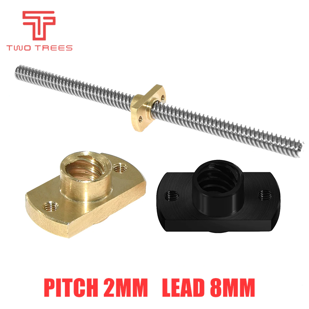 Mur Baut Ulir T8 Pitch 2mm Lea - Lead Screw 8Mm ulasan dan harga