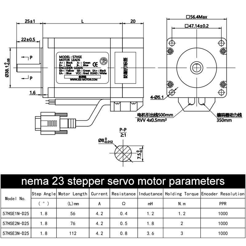 Kit Hibrida Komunikasi RS485 M - Nema23 Stepper ulasan dan harga