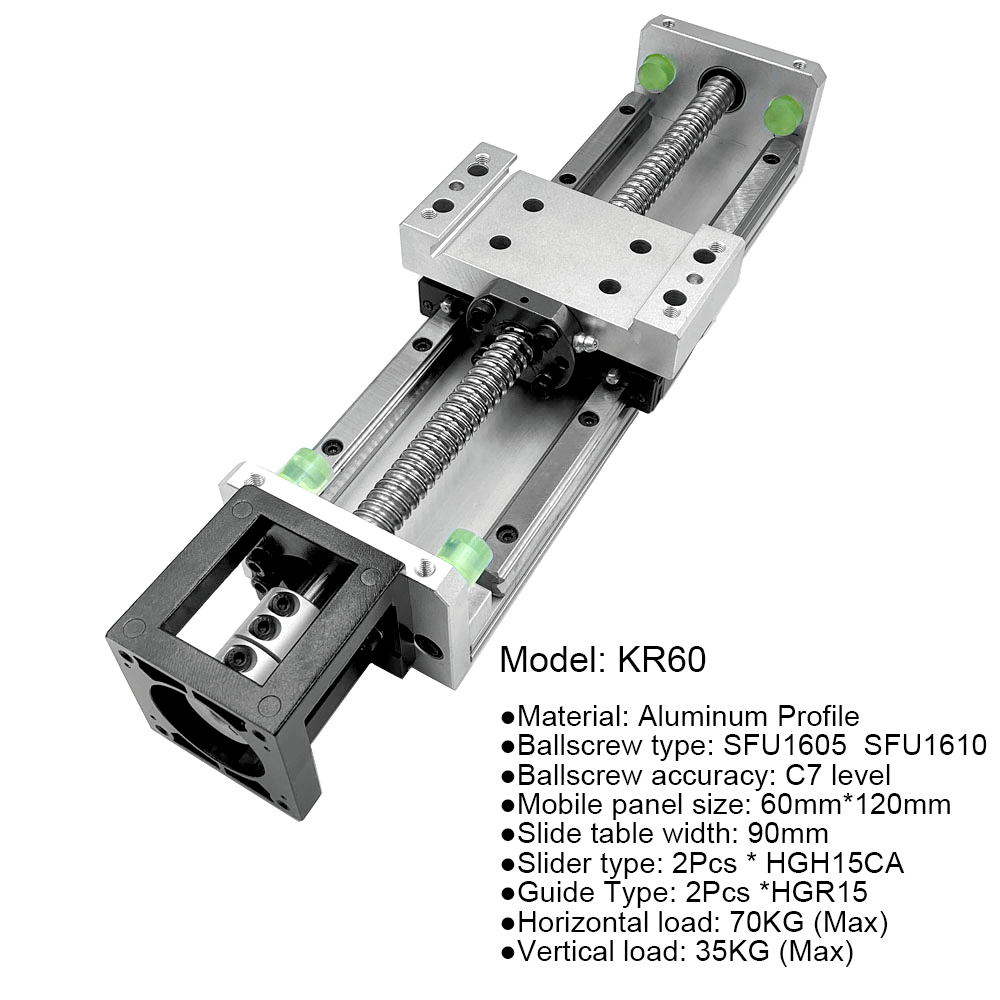 Sekrup Bola Meja Geser SFU1605 - Nema23 Stepper ulasan dan harga