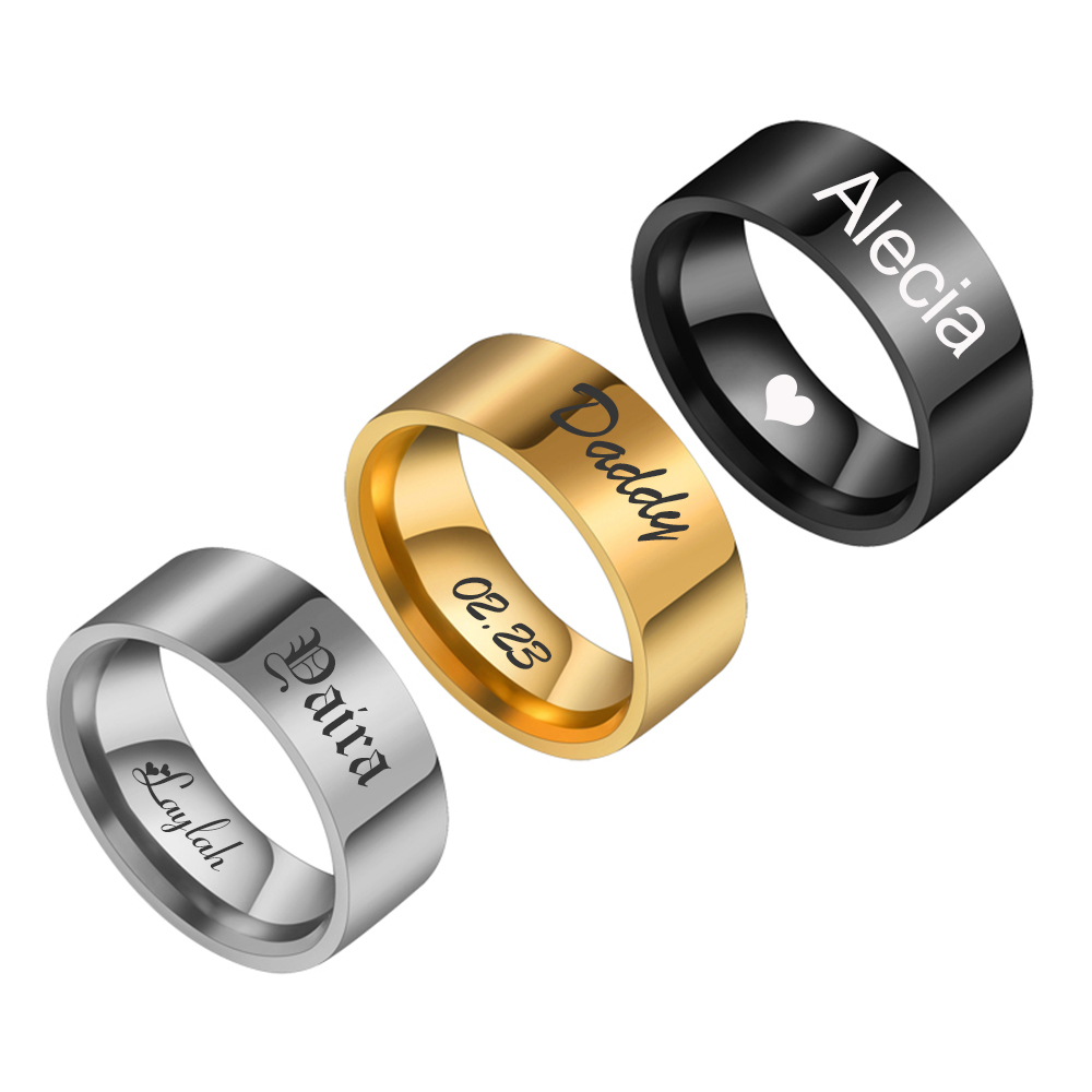 Cincin Punk 8mm dengan Ukiran  - Coupling 8Mm ulasan dan harga