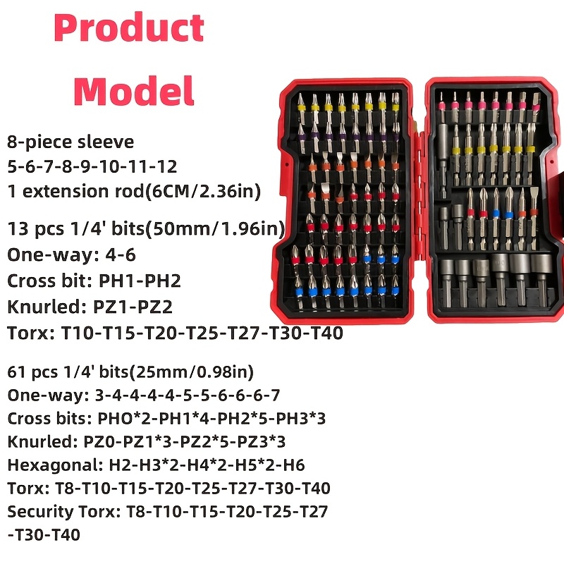 Set Obeng 83 Pcs, Set Mata Bor - Drill Bit Set ulasan dan harga
