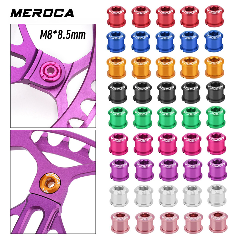 MEROCA 5pcs Baut Chainring gan - Lead Screw 8Mm ulasan dan harga