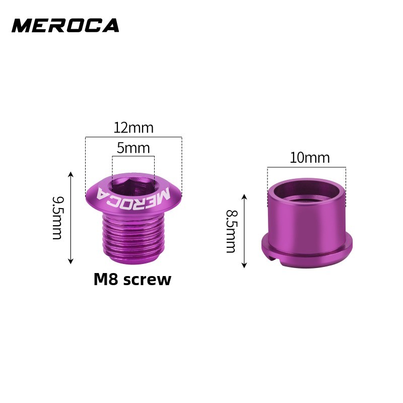 MEROCA 5pcs Baut Chainring gan - Lead Screw 8Mm ulasan dan harga