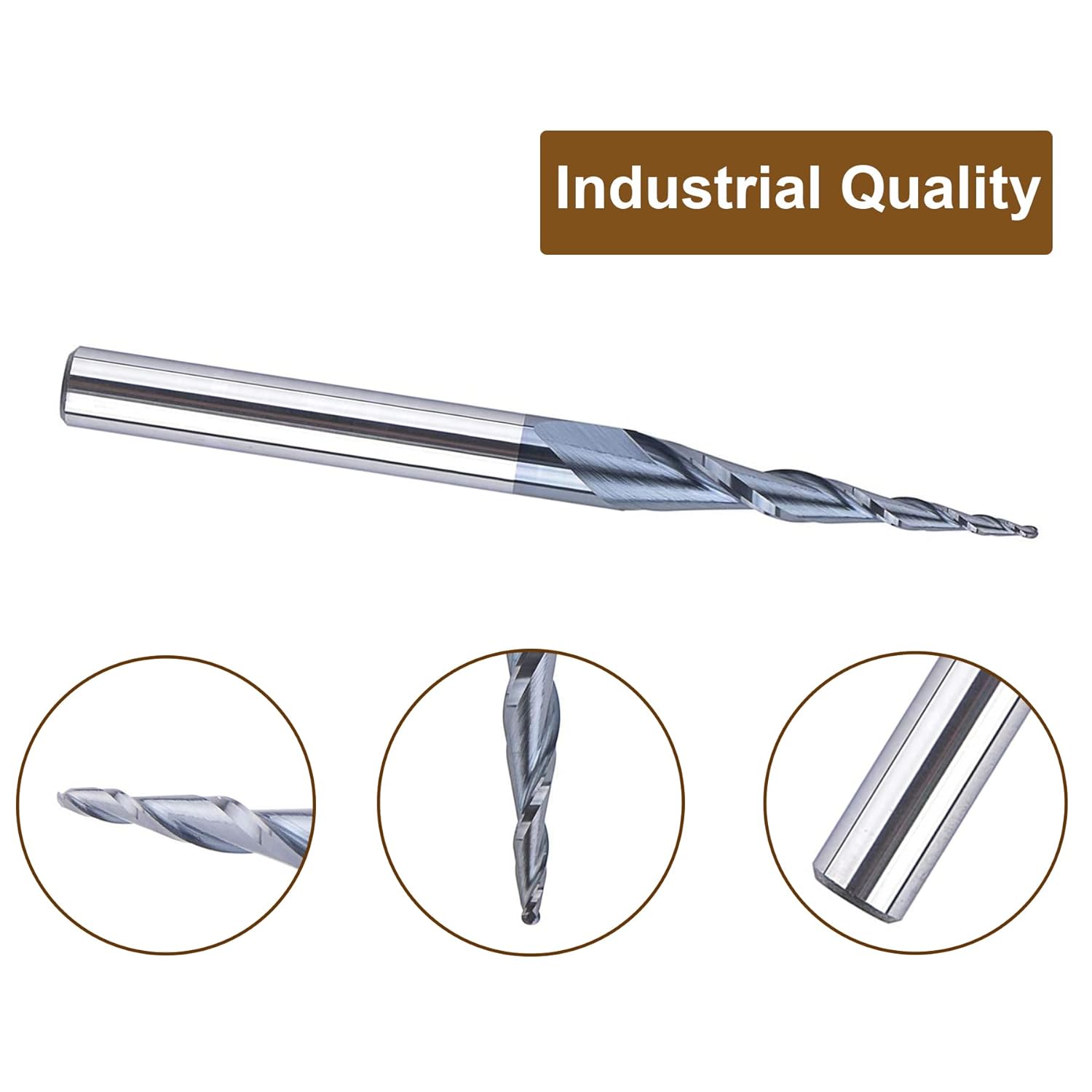 Dreaique mata profil karbida p - End Mill Set ulasan dan harga