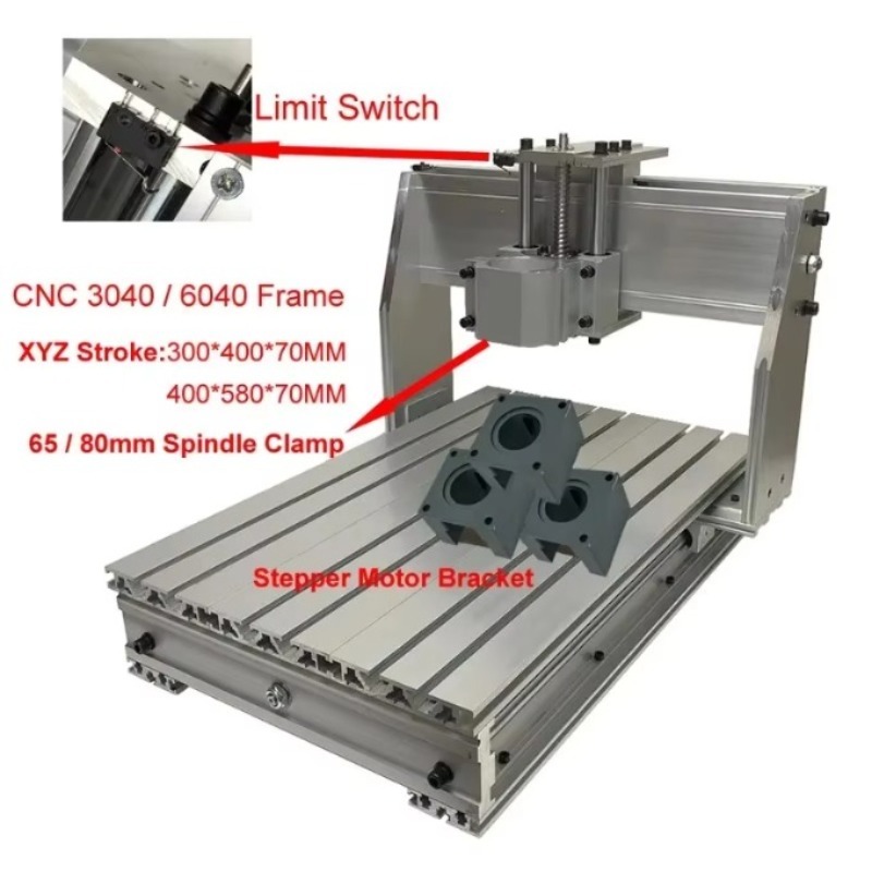 Kit Rangka CNC Aluminium 3040  - Ball Screw ulasan dan harga