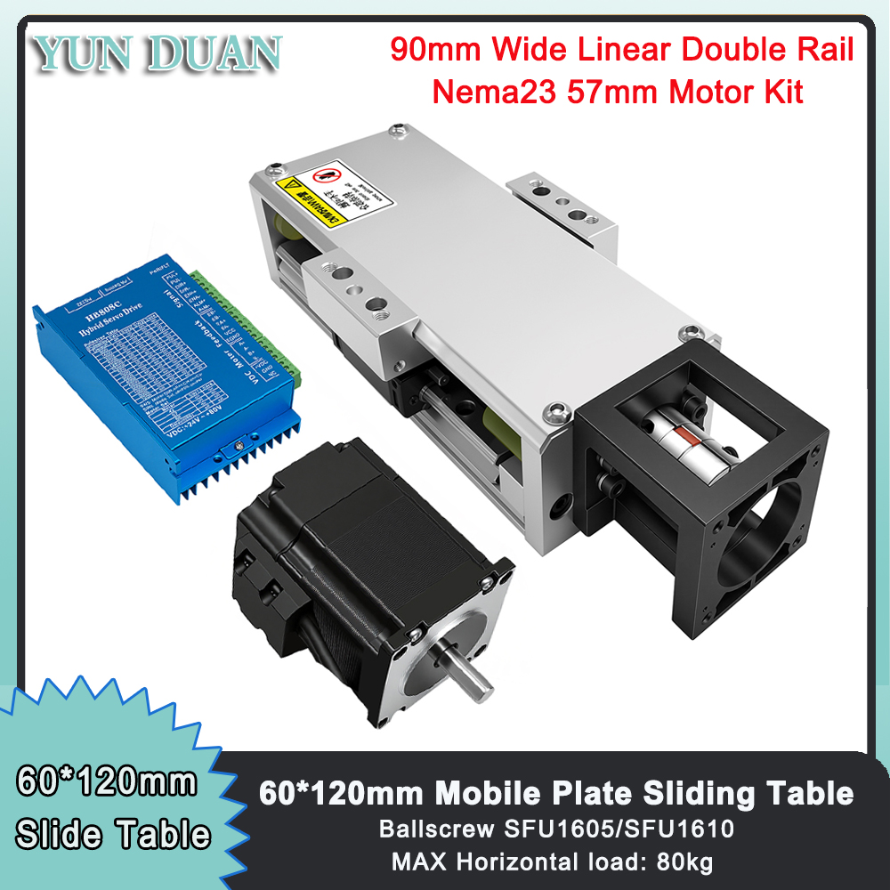 Rel Panduan Linear Modul Tertu - Nema23 Stepper ulasan dan harga