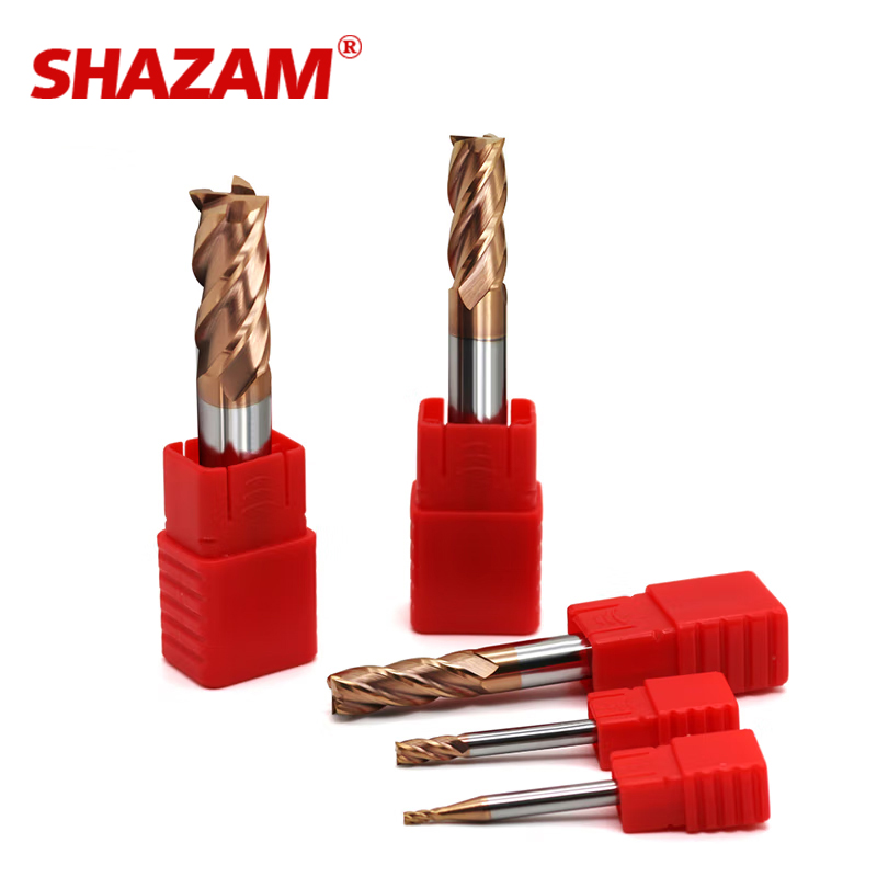 SHAZAM 4-Shank HRC55 4-Flute p - End Mill Set ulasan dan harga