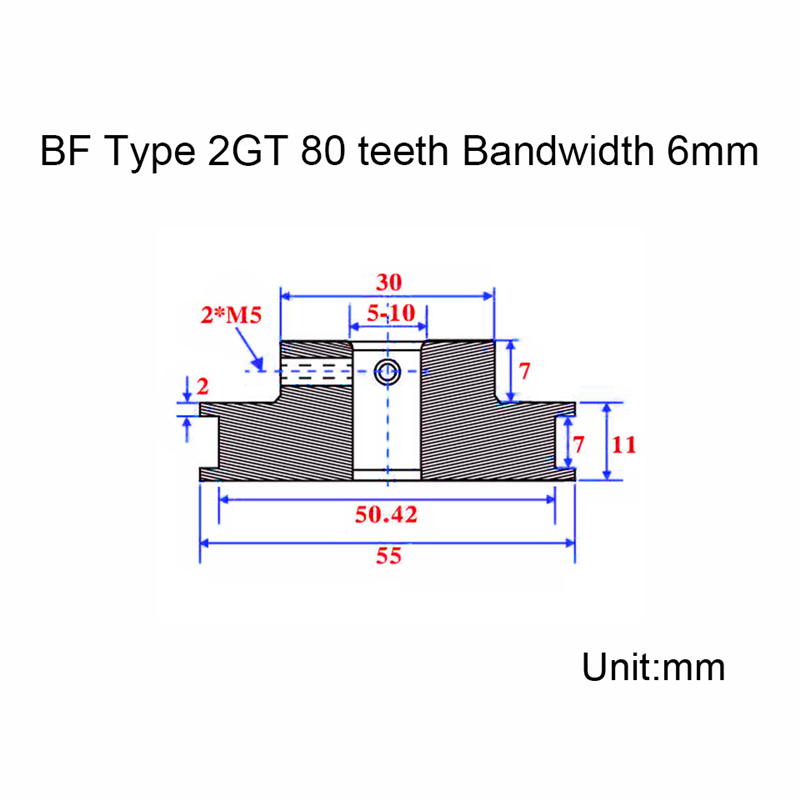 KUFAN 4:1 2GT Timing Belt Pull - Gt2 Belt ulasan dan harga