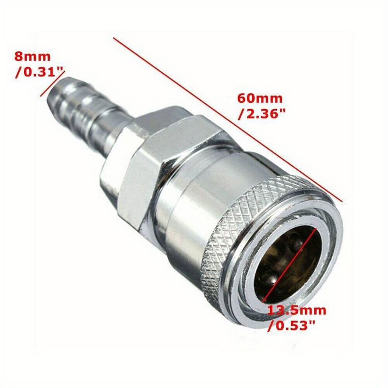 4 buah Konektor Selang Gas Tem - Coupling 8Mm ulasan dan harga
