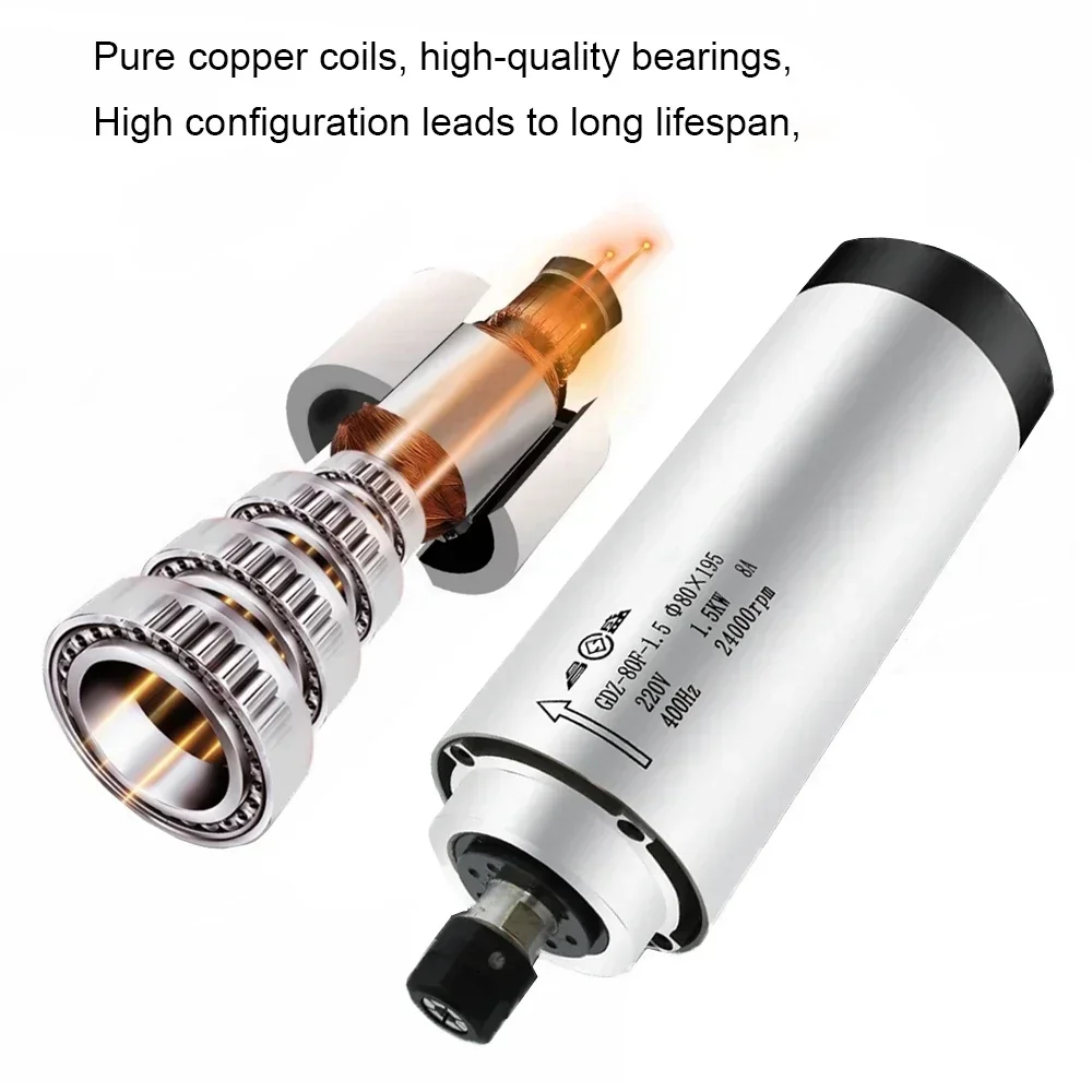 800W 1,5KW 2,2KW CNC Kit Motor - Water Cooled Spindle ulasan dan harga